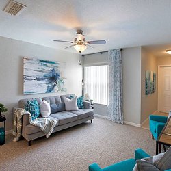 living room at  Bradley Pointe located in Savannah, GA